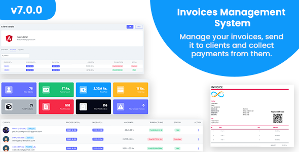 Invoices v7.0.0 Nulled - Laravel Invoice Management System - Accounting and Billing Management - Invoice