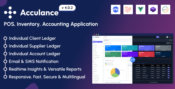 Acculance v4.0.2 Nulled - POS, Inventory, Accounting Application