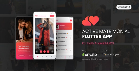 Active Matrimonial Flutter App v1.7 Free