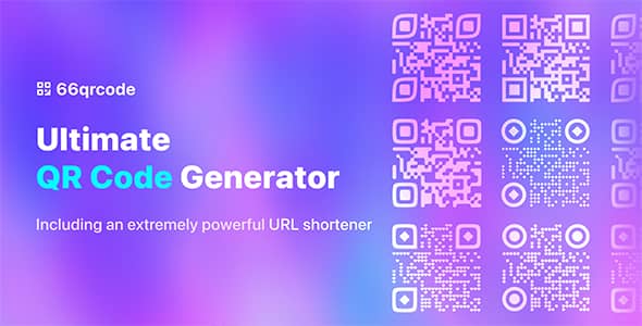 66qrcode v17.0.0 Nulled - Ultimate QR Code Generator & URL Shortener (SAAS)