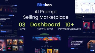 Bitakon v1.0 Nulled - AI Prompt Buy Selling Marketplace (Multi Seller)