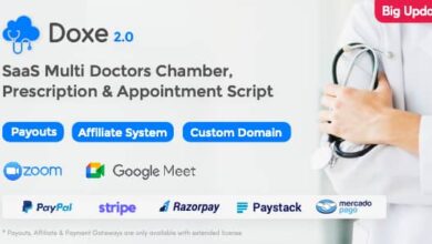 Doxe v2.0 Nulled - SaaS Doctors Chamber, Prescription & Appointment Software
