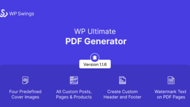 WP Ultimate PDF Generator v1.1.6 Nulled - Create, Generate & Customise PDF for live WordPress pages