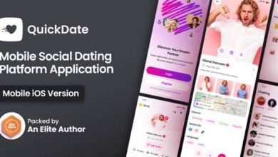 QuickDate IOS v2.2 Nulled - Mobile Social Dating Platform Application
