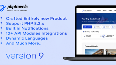 PHPTRAVELS v9.0 Nulled - PHP Booking Software