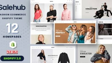SaleHub v2.3.0 Nulled - Clothing and Fashion Shopify Theme