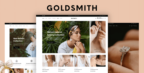 GoldSmith v1.0.9 Nulled - Jewelry Store WooCommerce Elementor Theme