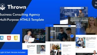 Thrown Nulled - Business Consulting Agency Multi-Purpose HTML5 Template