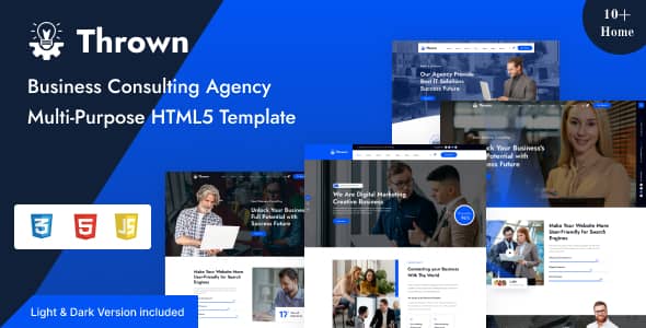 Thrown Nulled - Business Consulting Agency Multi-Purpose HTML5 Template