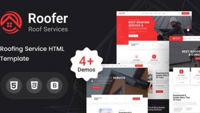 Roofer Nulled - Roofing Services HTML Template