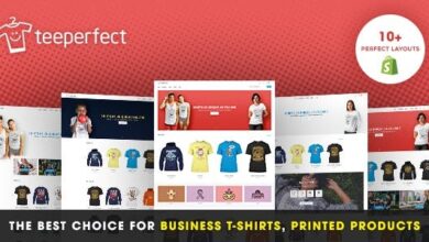 TeePerfect Nulled - Shopify theme for T-shirts business