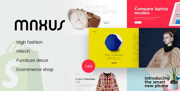 Maxus v1.0.2 Nulled - Multi Store Responsive Shopify Theme