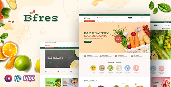 Bfres v1.0.3 Nulled - Organic Food WooCommerce Theme