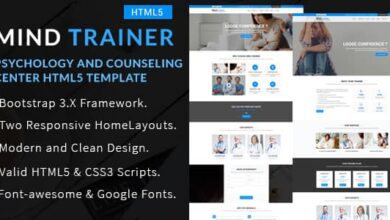 Mind Trainer Nulled - Psychology and Counseling Center HTML5 Template