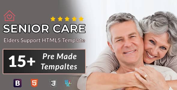 Senior Care Nulled - Elders Support HTML5 Template