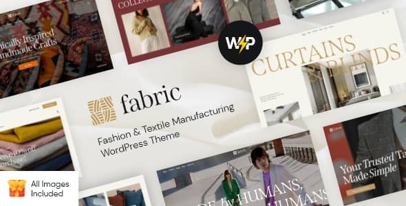 Fabric v1.5.0 Nulled - Fashion & Textile Manufacturing WordPress Theme