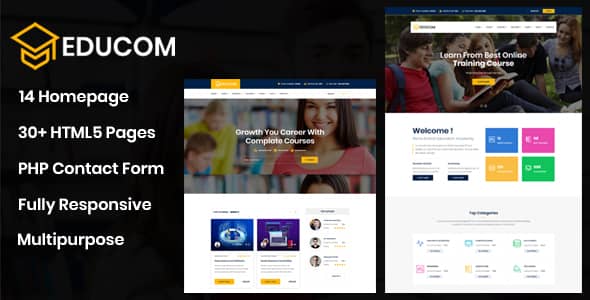 Educom v2.4.4 Nulled - Education and LMS Template