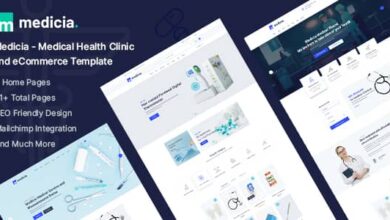 Medicia Nulled - Medical Health Clinic and eCommerce HTML5 Template