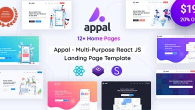 Appal Nulled - React Technology and IT Startup Template