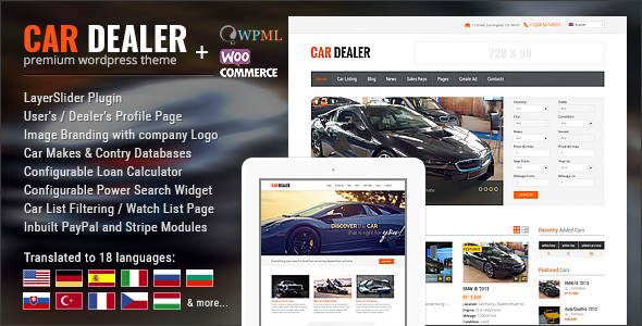 Car Dealership v1.6.0 Nulled - Automotive WordPress Theme