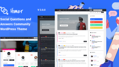 Himer v2.0.0 Nulled - Social Questions and Answers WordPress Theme
