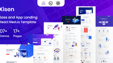 Xisen Nulled - Creative React Nextjs Template for Saas, Startup & Agency