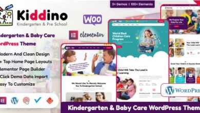 Kiddino v1.0.0 Nulled - Kids & Kindergarten WordPress Theme