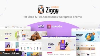 Ziggy v1.0.10 Nulled - Pet Shop WordPress Theme