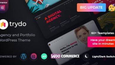 Trydo v1.5.0 Nulled - Creative Agency & Portfolio WordPress Theme