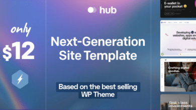 Hub v1.5 Nulled - HTML Responsive Multi-Purpose Template