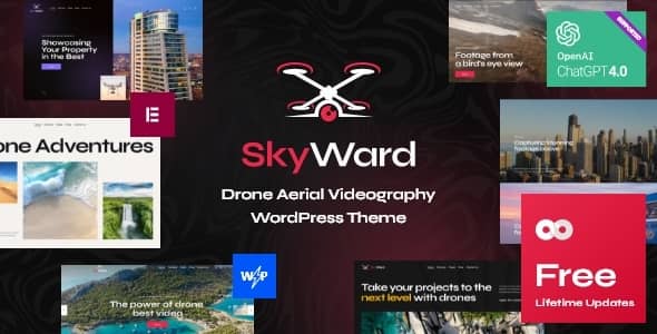 Skyward v1.0 Nulled - Drone Aerial Videography WordPress Theme