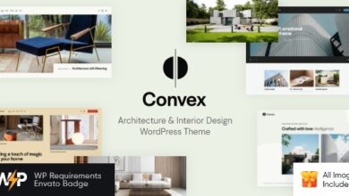 Convex v1.0 Nulled - Architecture & Interior Design WordPress Theme