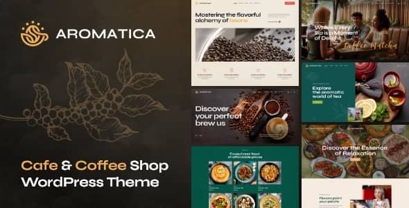 Aromatica v1.0 Nulled - Cafe & Coffee Shop WordPress Theme