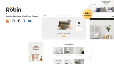 Robin v2.2.3 Nulled - Furniture Shop WooCommerce WordPress Theme
