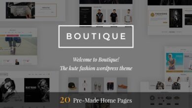 Boutique v2.3.3 Nulled - Kute Fashion WooCommerce Theme ( RTL Supported )