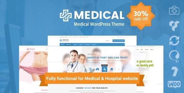 inMedical v2.3.7 Nulled - Multi-purpose for healthcare WordPress Theme