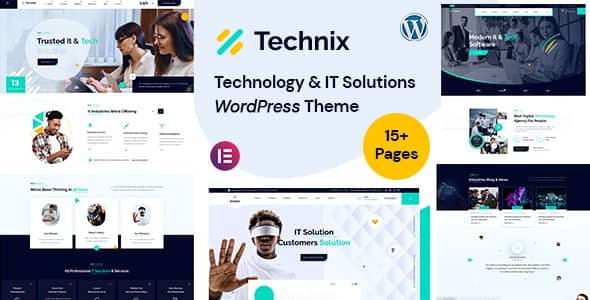 Technix v1.0.3 Nulled - Technology & IT Solutions WordPress Theme