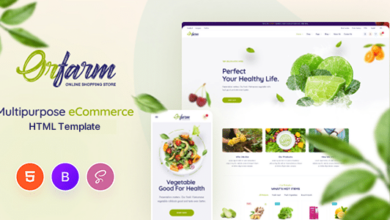 Orfarm Nulled - Multipurpose eCommerce HTML5 Template