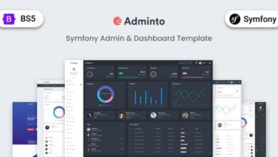 Adminto Nulled - Symfony Admin & Dashboard Template