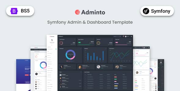 Adminto Nulled - Symfony Admin & Dashboard Template