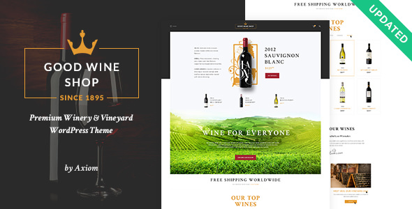 Good Wine v1.1.10 Nulled - Wine House, Winery & Wine Shop