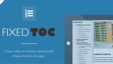Fixed TOC v3.1.28 Nulled - table of contents for WordPress plugin