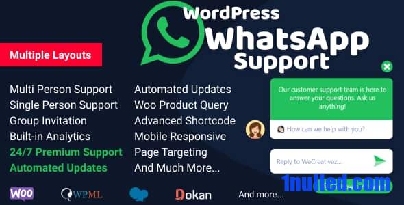 WordPress WhatsApp Support v2.4.3 Free