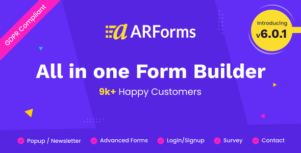 ARForms v6.0.1 Nulled - Wordpress Form Builder Plugin