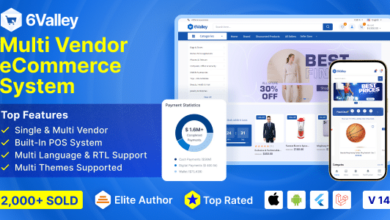 6valley Multi-Vendor E-commerce v14.2 Nulled - Complete eCommerce Mobile App, Web, Seller and Admin Panel