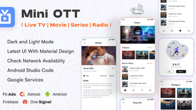 Mini OTT v2.0 Nulled - Live TV, Streaming, Movie, Radio