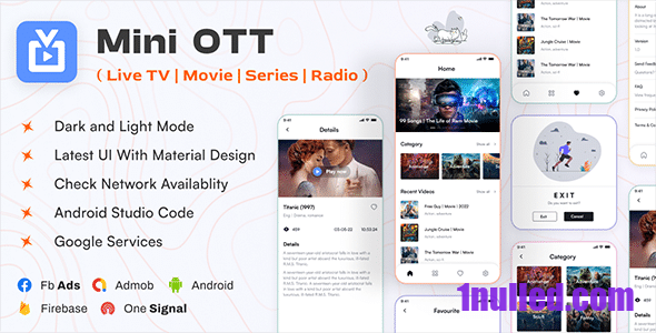 Mini OTT v2.0 Nulled - Live TV, Streaming, Movie, Radio