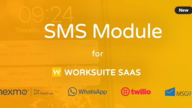 SMS Module for Worksuite SAAS v2.1.0 Free