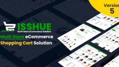 Isshue v5.0 Nulled - Multi Store eCommerce Shopping Cart Solution