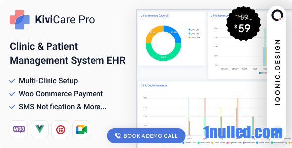KiviCare Pro v2.3.0 Nulled - Clinic & Patient Management System EHR (Add-on)